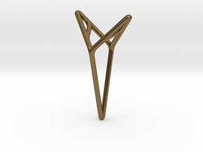 YOUNIVERSAL M, Pendant. Smooth Elegance in Natural Bronze