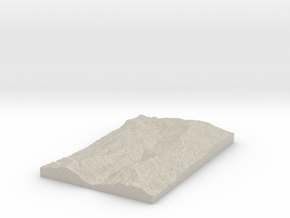 Model of Wisemans View in Natural Sandstone