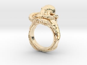 Octopus Ring in 14K Yellow Gold