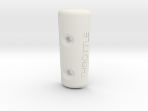 Spitfire Throttle Top Bakelite Handle in White Natural Versatile Plastic