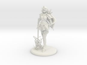 Ink-chan Figurines in White Natural Versatile Plastic