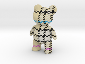Teddy Bear - Check in Full Color Sandstone