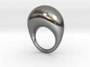 BulgeRingD20mm in Polished Silver