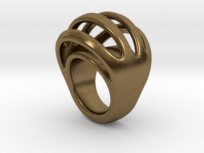RING CRAZY 15  -  ITALIAN SIZE 15 in Natural Bronze