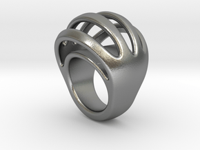 RING CRAZY 15  -  ITALIAN SIZE 15 in Natural Silver