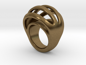 RING CRAZY 16 - ITALIAN SIZE 16 in Natural Bronze