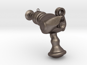 Raygun in Polished Bronzed Silver Steel