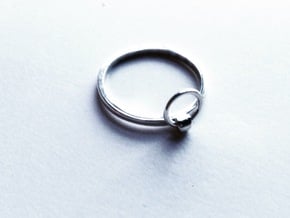 Horse Tie Ring - Sz. 5 in Fine Detail Polished Silver