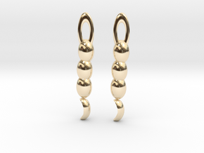 Sailor Moon Earrings in 14k Gold Plated Brass