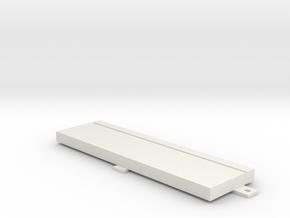 Floppy Cover 5,25" compatible to Amiga 4000 in White Natural Versatile Plastic