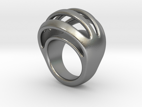 RING CRAZY 21 - ITALIAN SIZE 21 in Natural Silver