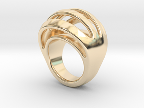 RING CRAZY 24 - ITALIAN SIZE 24 in 14K Yellow Gold
