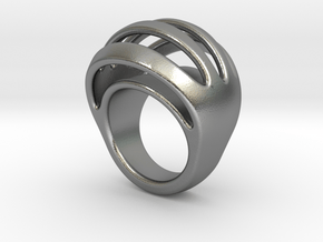 RING CRAZY 24 - ITALIAN SIZE 24 in Natural Silver