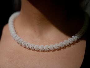 Diamond Necklace in Tan Fine Detail Plastic