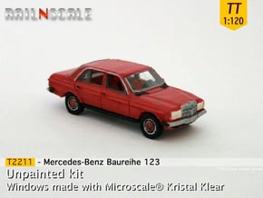 Mercedes-Benz W123 (TT 1:120) in Tan Fine Detail Plastic