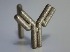 Antibody cufflink in Polished Nickel Steel