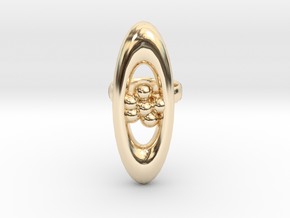 variation on a jweel ring i designed in 14K Yellow Gold