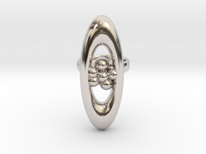 variation on a jweel ring i designed in Rhodium Plated Brass
