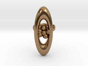 variation on a jweel ring i designed in Natural Brass