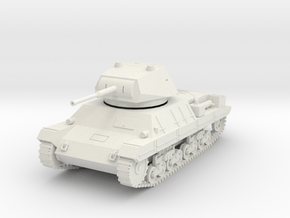 PV60A Italian P40 Heavy Tank (28mm) in White Natural Versatile Plastic