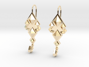 SacredScorpio earrings in 14k Gold Plated Brass