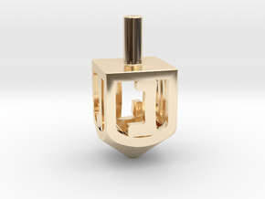 Dreidel (Spinner) in 14K Yellow Gold