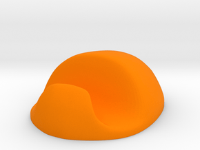 Phone stand in Orange Processed Versatile Plastic