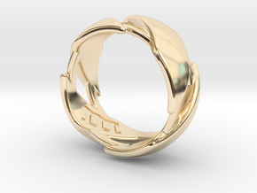 US14 Ring III in 14k Gold Plated Brass