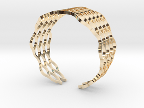 Mesh Bracelet - Large in 14K Yellow Gold