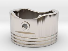 Piston Ring - US Size 11.5 in Platinum