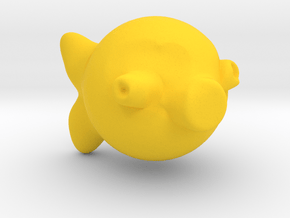 Babel Fish in Yellow Processed Versatile Plastic