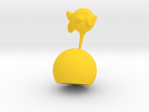 Babel Fish On Stand in Yellow Processed Versatile Plastic