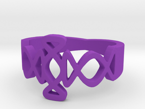 Igraine Ring Size 6 in Purple Processed Versatile Plastic