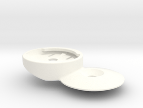 Garmin Stem Cap Mount in White Processed Versatile Plastic