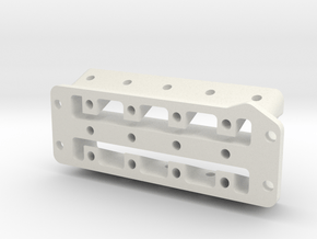 HD 4 Cylinder Head in White Natural Versatile Plastic