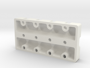 HD 4 Cylinder Valve Cover in White Natural Versatile Plastic