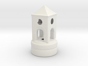 Belltowertoprint in White Natural Versatile Plastic