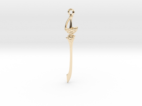 Chaltier Pendant in 14k Gold Plated Brass