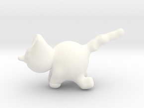 Kitty Catty in White Processed Versatile Plastic