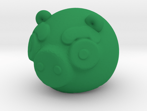 Green Piggy in Green Processed Versatile Plastic