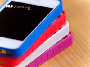 Ruler Bumper for iPhone 4   4s in White Processed Versatile Plastic