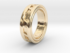 Basic Ring in 14k Gold Plated Brass