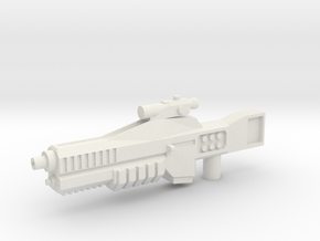 Cybetronian Phaser in White Natural Versatile Plastic