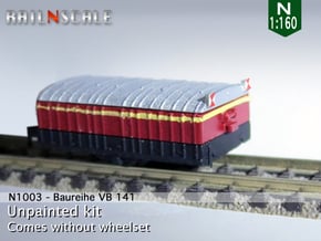 VB 141 Anhänger (N 1:160) in Tan Fine Detail Plastic