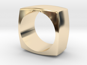 The Minimal Ring in 14k Gold Plated Brass