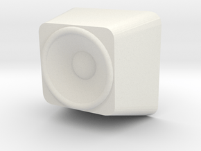 Speaker Cherry MX Keycap in White Natural Versatile Plastic