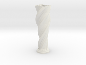 Vase 'Anuya' - 50cm / 19.5" in White Natural Versatile Plastic