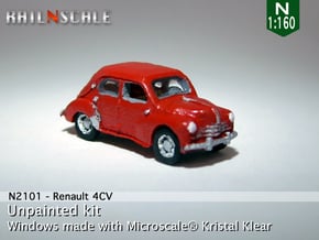 Renault 4CV (N 1:160) in Smooth Fine Detail Plastic