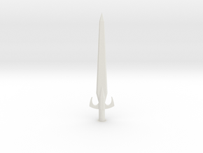 Cybertronian Sword in White Natural Versatile Plastic