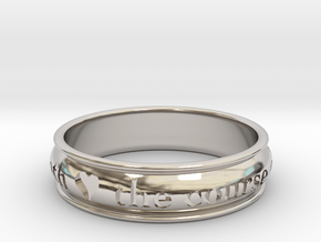 A Midsummer's Night Dream Ring Sz 6 in Rhodium Plated Brass